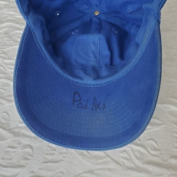 Otto Collection Mens Baseball Blue Cap. White Embroidered Logo. Adjustab… - Picture 6 of 7